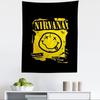 NNirvana Rock Band Tapestry Multi Size Wall Art Room Home Decor for Living Room Bedroom Dorm Hot Sale High Quality Fabric