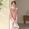 Elegant Chiffon Shirt for Women - Stylish Spring/Summer Gauze Sleeve Top for Middle-Aged and Elderly Women 2026.