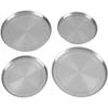 Dioche Electric Stove Covers, 4Pcs/Set Gas Stove Protectors, Stainless Steel Kitchen Stove Top Covers Cooker for Kitchen/Cooking, Wholesale Business