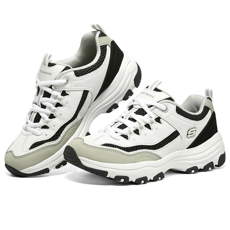 Skechers Women s Mesh Color-Block Athletic Shoes US 5.5
