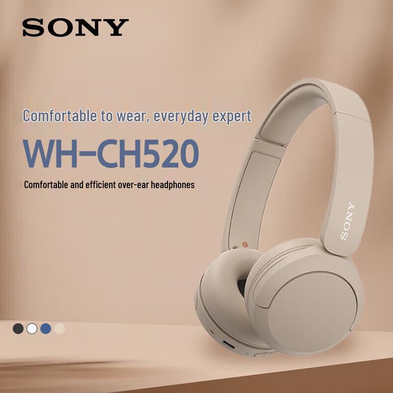 

Sony WH-CH520 Wireless Over-Ear Headphones