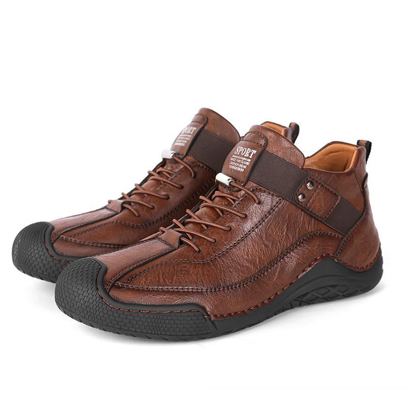 Autumn and Winter New Large Size Hot-selling Casual Handmade Men's Shoes Middle Help