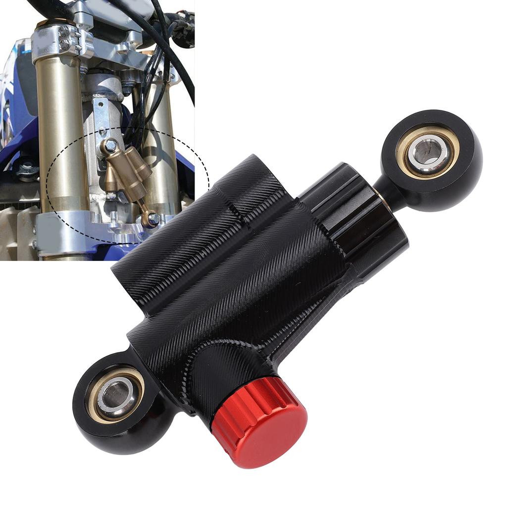 Motorcycle Steering Damper Stabilizer CNC Aluminum Alloy Safe Control Enhanced Stability for Motorbikes
