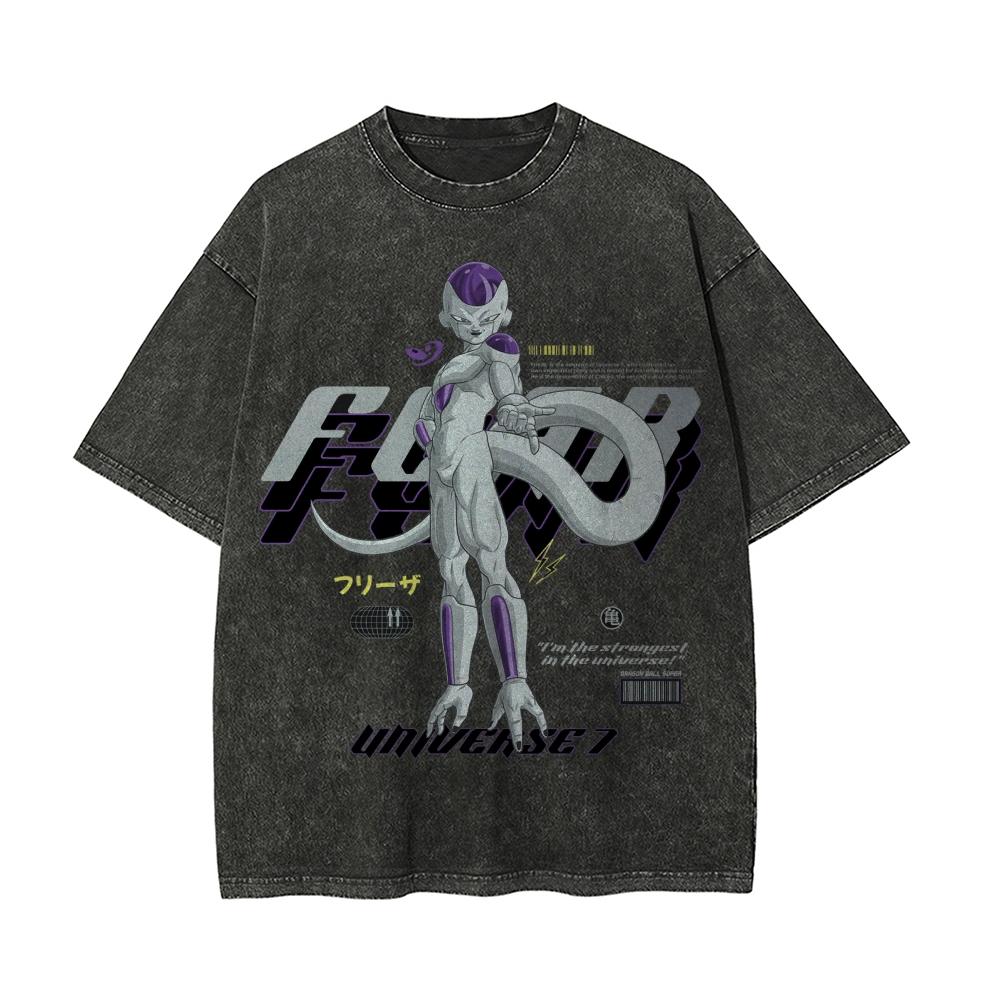 Dragon Ball 2025 New Hot Frieza Villain Anime T Shirt Unisex Purple Cotton Casual Summer Streetwear Fashion Unisexga Graphic Print Tee