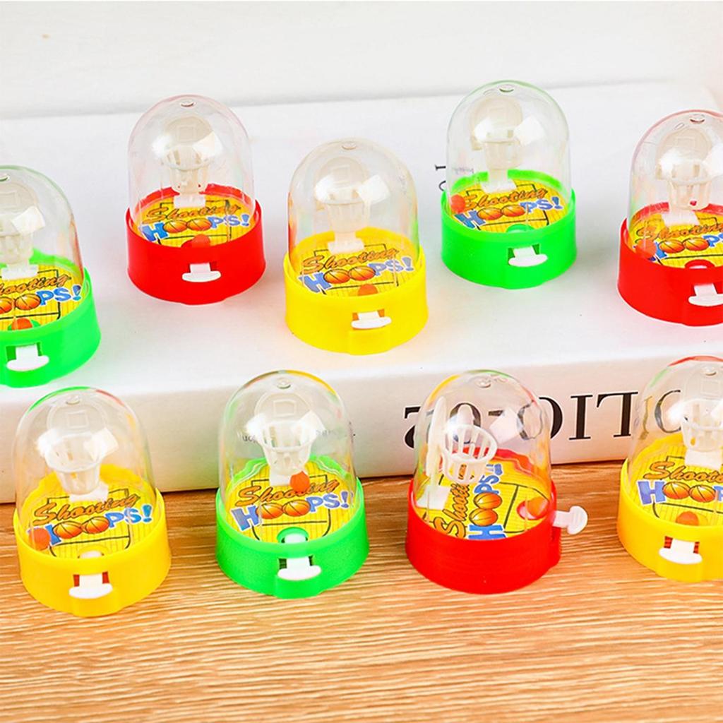 Mini Finger Basketball Machine Interactive Basketball Launcher Game Desktop Finger Toy Handheld Game Party Favor Toys