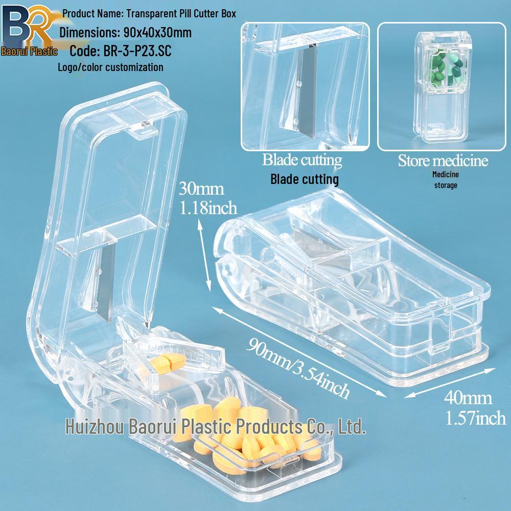 7-Day Round Petal Pill Box: Compact 7-Grid Medicine Organizer for Travel