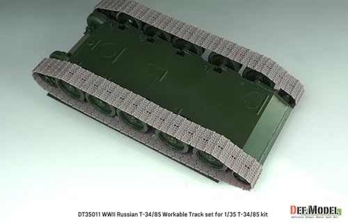 Defmodel 1/35 WWII Russian/Soviet T-34/85 Tank Linkable Tracks (Universal) Plastic Model Kit Parts DT35011 (Tank)