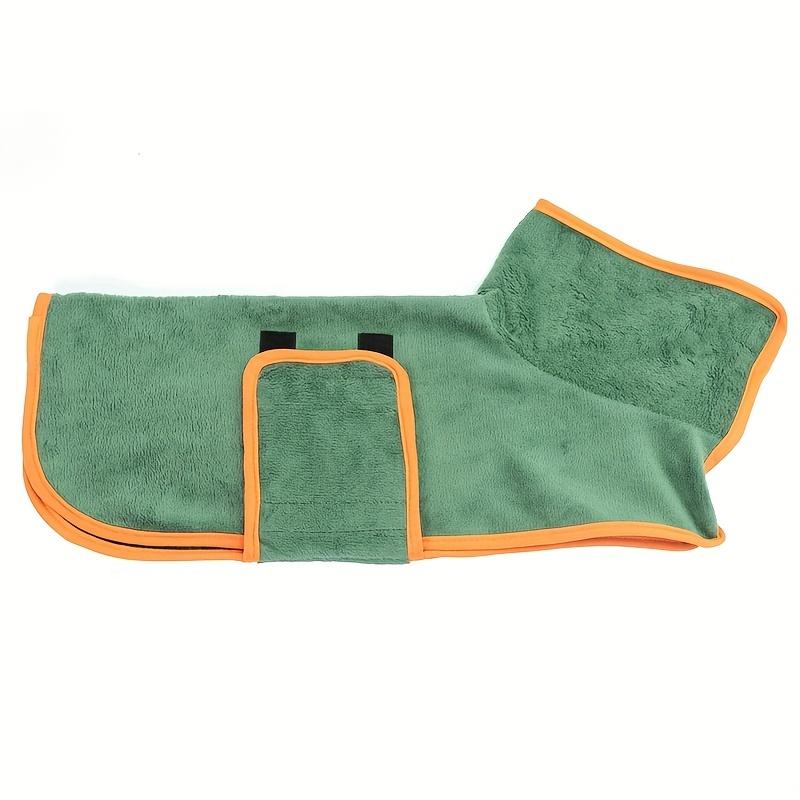 Ultra-absorberende huisdierbadjas met verdikte superfijne vezels, sneldrogende handdoek