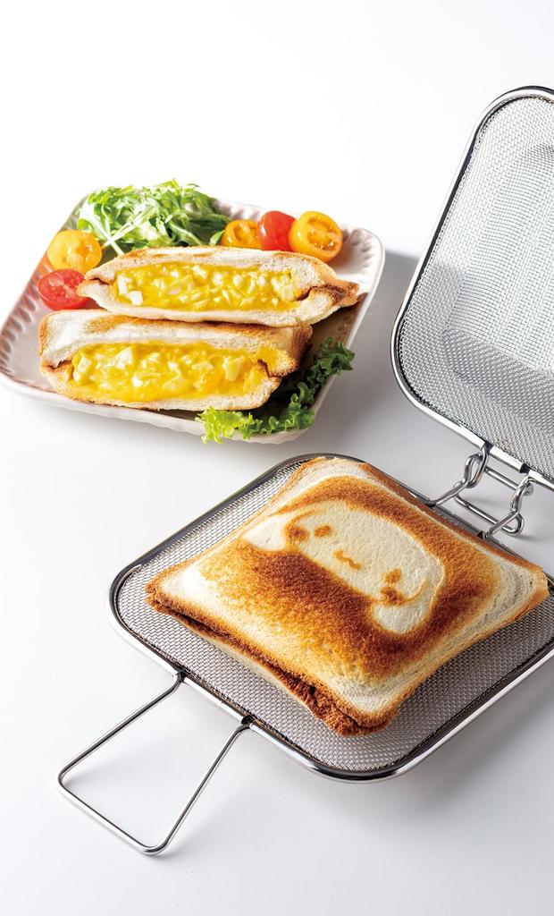 Skater Mesh Hot Sandwich Maker, Stand Type, for Toaster Ovens, Sanrio Cinnamoroll Design, KMHS1