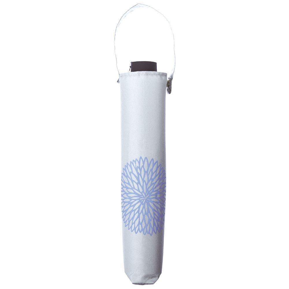 Mabu Sonnenschirm Faltbarer Schirm Sonnenschirm und Regenschirm für Frauen 55cm Basic Leicht Multi Mini Dahlie Schirm Regenschirm UV-Schutz Schattenspende