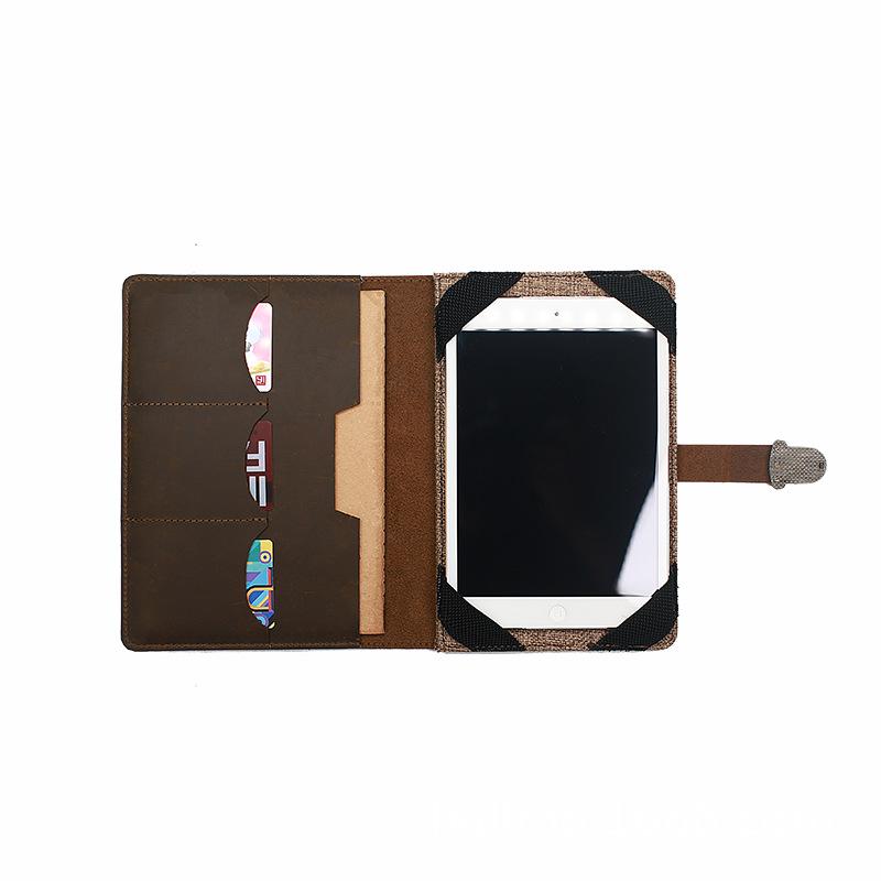 Crazy Horse Leather Retro Bag: Multi-Function Cover for Apple iPad Mini, Notebook, and Cards.