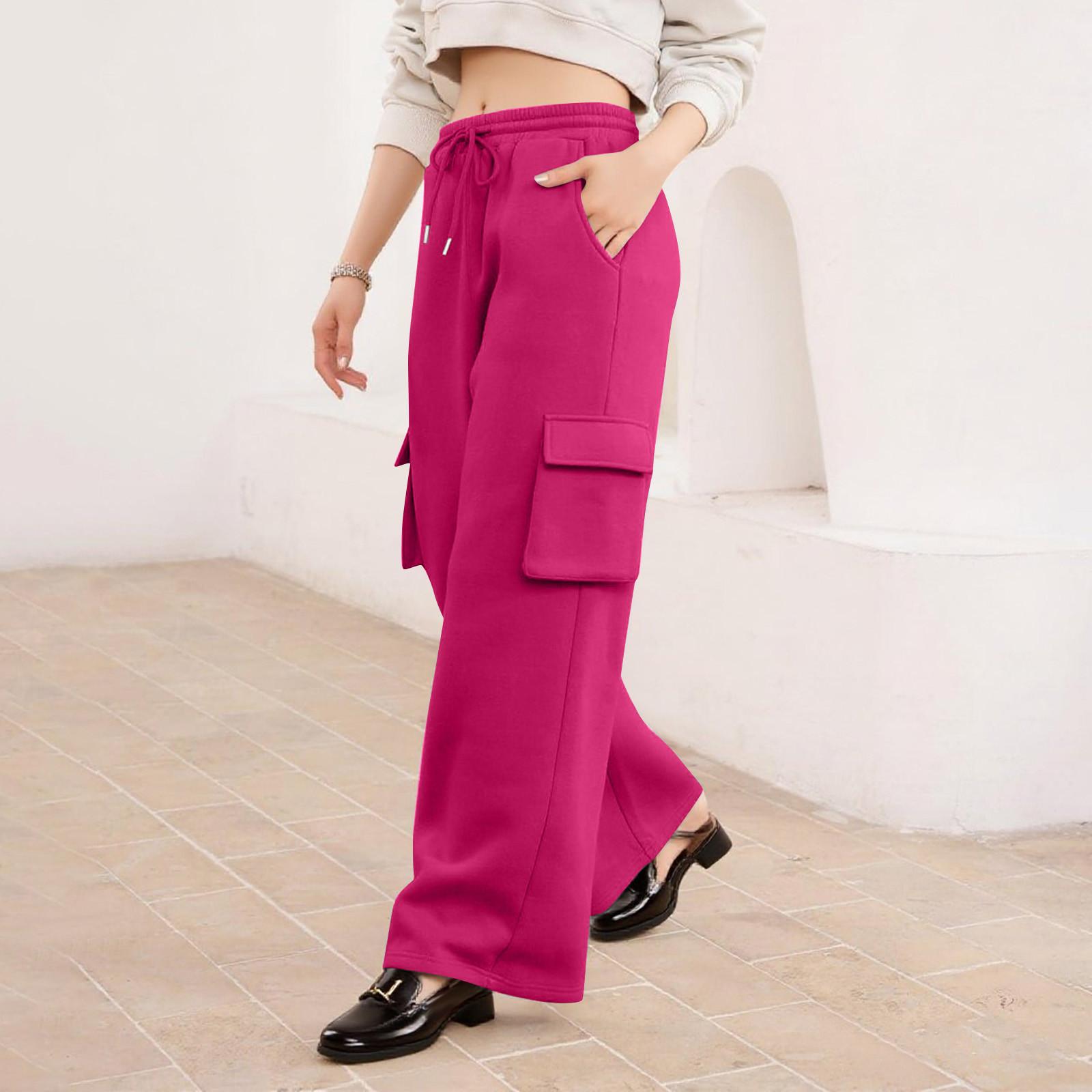 

Women s High Waisted Sweatpants Workout Active Joggers Pants Baggy Bottoms M