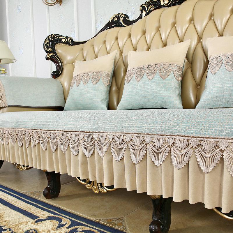 Summer Sofa Cushion Susan Cushion Fabric Breathable Washed Striped Ice Silk Bamboo Mats Summer Style