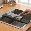 Retractable Sink Mounted Sharpener Stand Carbon Steel Whetstone Grinder Rack  Household