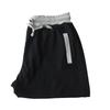 Men's European and American Trendy Slim Fit Color Block Jogging Shorts