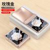 Luxury Electroplated Hinge Cover Honor Magic V Flip 2 Foldable Phone Case Shockproof Scratch Resistant PC Shell