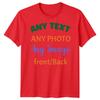 Any Text Any Photo Any Image Mens T-Shirt Custom Gift