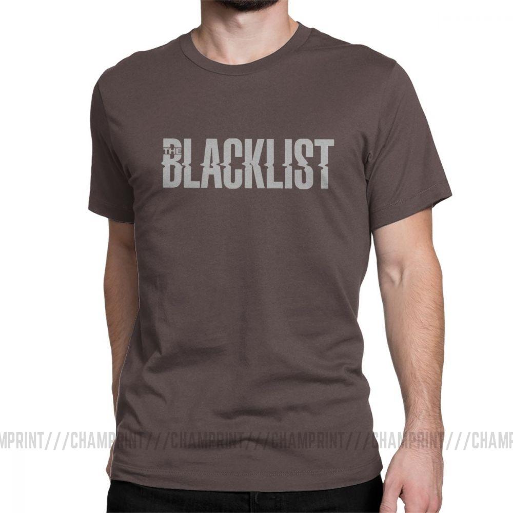 Men Good Tv Series The Blacklist T Shirt Reddington Raymond Red Hat Fandom Crime Cotton Short Sleeve Tees 4XL 5XL 6XL T-Shirts