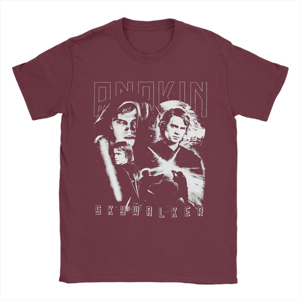 Anakin Skywalker T Shirt for Men Pure Cotton Casual T-Shirt O Neck  Tees Short Sleeve Clothing Plus Size