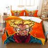Japanese Anime Dragon Ball Duvet Cover Goku Bedding Sets For Boys Kids Teens Quilt Cover Pillowcases Children Christmas Gift