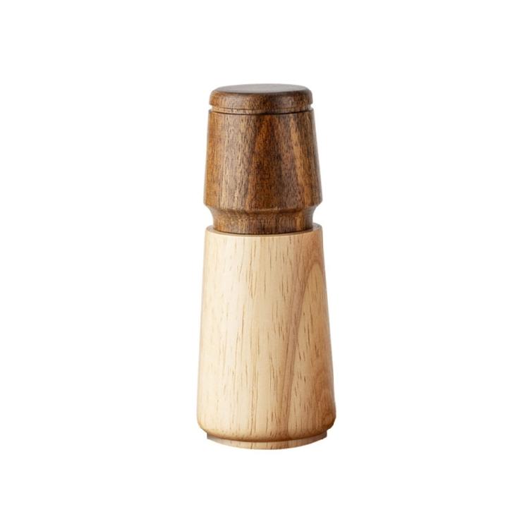 

Functional Wood Grinder Customizable Coarseness Salt and Peppers Grinder Elegant Wood Mill Kitchen Utensils