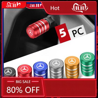 XFAXA1 New For Mercedes Benz Fashion Car Wheel Tire Valve Cap Tyre Stem Cover For Mercedes Benz W201 A Class GLA W176 CLK W209 W202 W22