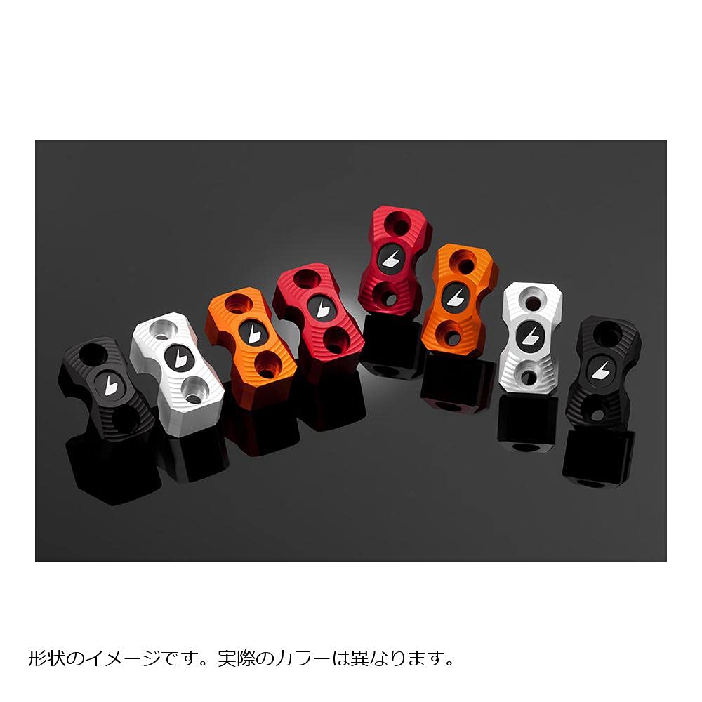 BIKERS BK-K0178-PUR ZX-25R Ninja650 Aluminum Master Cylinder Clamp 2 Pcs Purple