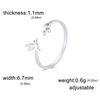 Skyrim Tree Leaves & Bird Open Ring Women Adjustable Stainless Steel Finger Rings 2024 Fashion Jewelry Birthday Gift New In