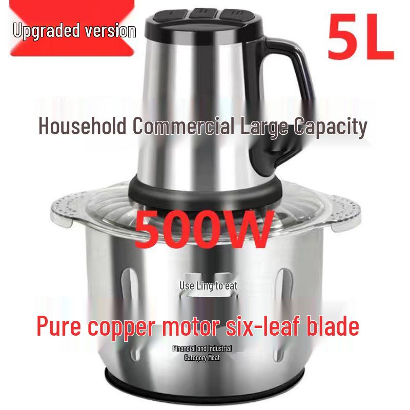 High-Power 1800W Electric Meat Grinder & Vegetable Chopper with Large Capacity