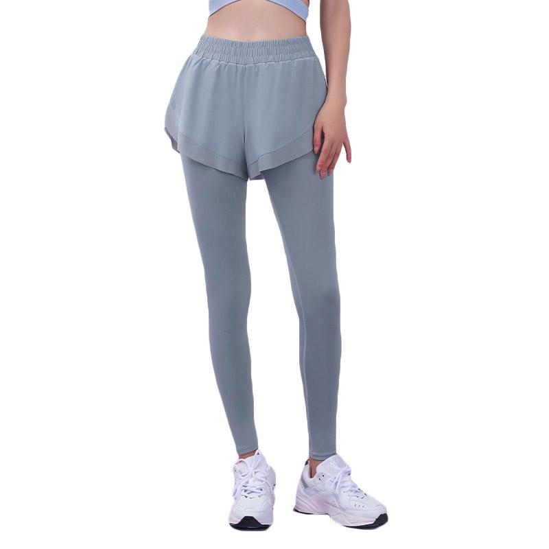 

Женские леггинсы для йоги с высокой талией, 2 шт., леггинсы для тренажерного зала, фитнеса, тонкие спортивные штаны для йоги с эффектом пуш-ап, эластичная плотная спортивная одежда S синий