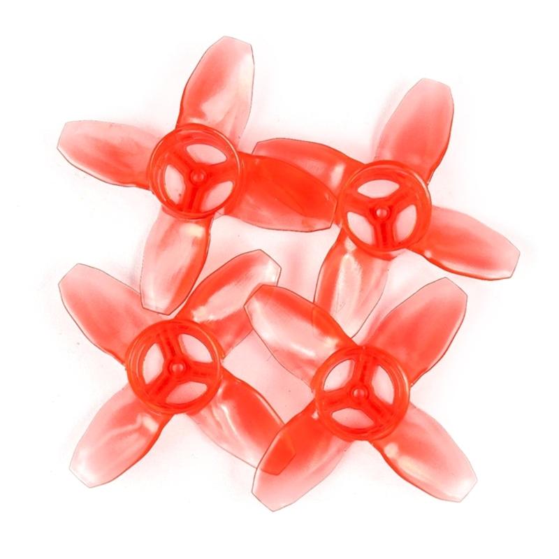 4pcs Plastic Propellers Indoor Drones Propellers Set High Performances Propellers Smooth Flight Propellers for Tinyhawk