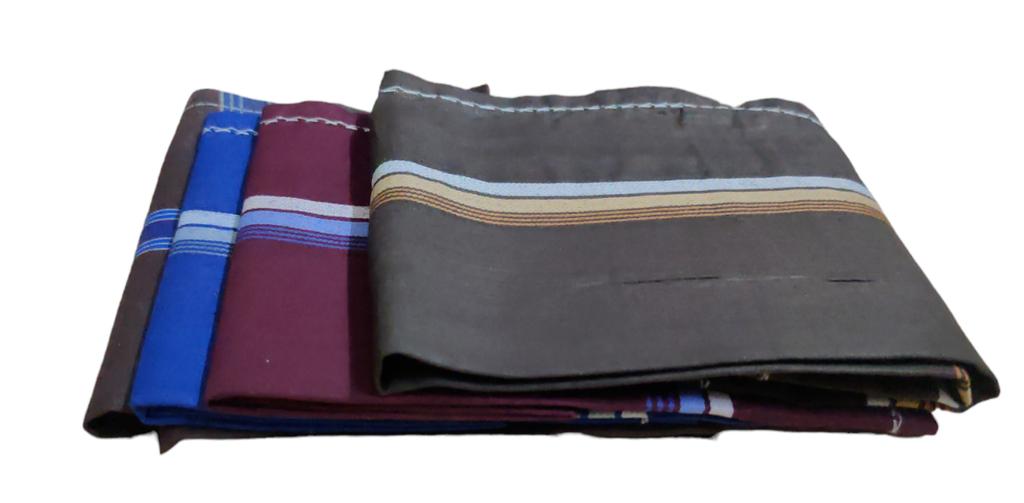 @ Men's Handkerchief 16x18 Inches Multicolour Pack Of 4 H269 MJ-258-60%OFF