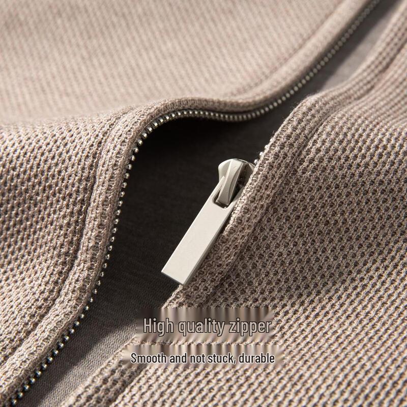 Judger Men's Premium Machine-Washable Knitted Wool Jacket