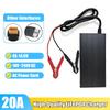 14.6V 20A Lithium Iron Phosphate Battery Charger 4S 12V LiFePO4 Charger with XT60/Anderson/Alligator Clips For Solar RV Marine