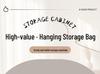 Multi-layer Foldable Non-woven Hanging Storage Bag for Wardrobe