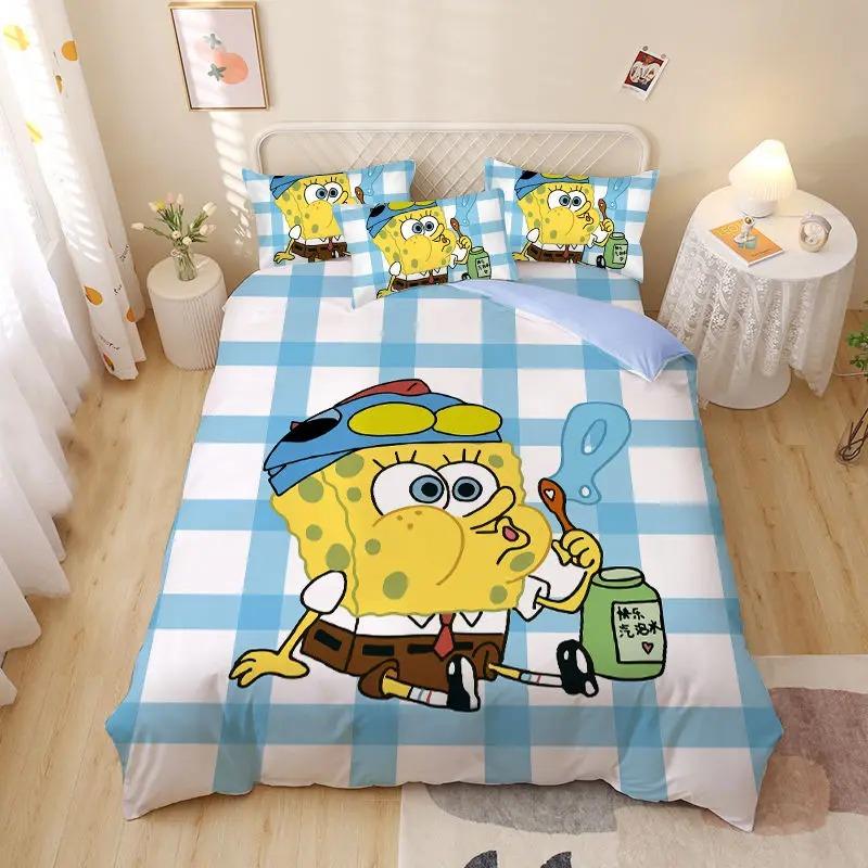 sp-pongebob squarepants Patrick Star Bedding Sets Skin Friendly Duvet Covers Comfortable And Lovely Suitable For All Ages