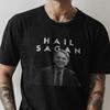 Carl Sagan "Hail Sagan" Zabawna koszulka unisex z motywem NASA, nauki i kosmosu, Bladoniebieska Kropka