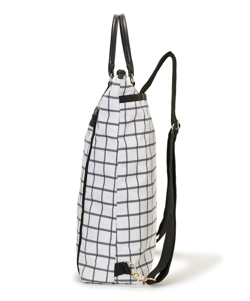 EVERYDAY TH CITY BKPK2935Uptown Mono CheckBlack