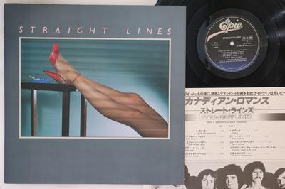 LP Record STRAIGHT LINES  Straight Lines 253P224PROMO EPIC 1980 Japan Rock Used