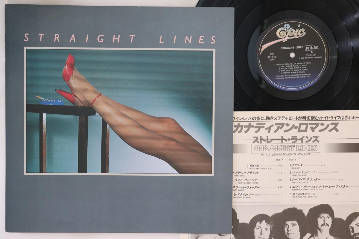 

LP Пластинка STRAIGHT LINES - Прямые Линии 253P224PROMO EPIC 1980 Япония Рок Б/У