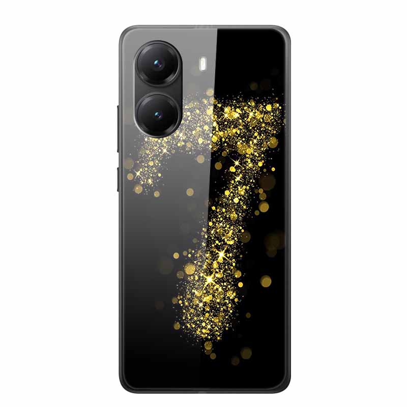 Tempered Glass Case For Xiaomi Poco X7 Pro Case Hard Glass Back Cover Soft TPU Bumper For Redmi Turbo 4 Phone Case X7Pro Turbo4