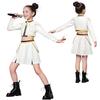 Super Star Singer Dancer Party Dress Up Costume For Children Girls Halloween Christmas Birthday Gifts Role Play Cosplay Suit