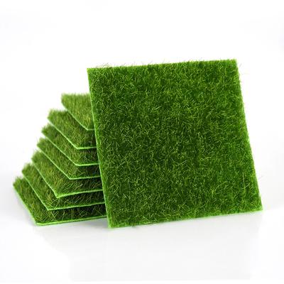 Umelý trávnikový koberec Simulácia trávnika Miniatúrna krajinná scéna DIY Domáca dekorácia Záhrada Zelené umelé rastliny