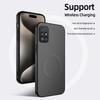 Samsung Galaxy A51 4G/5G Carbon Fiber Leather Texture Full Coverage Magsafe Case