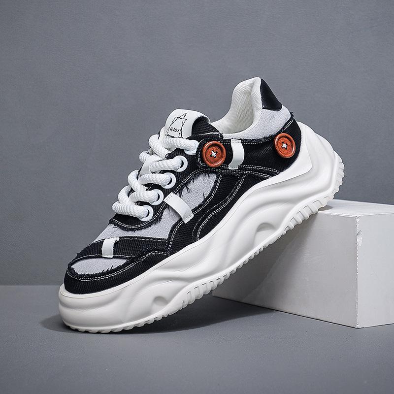 GAGJ Autumn New Platform Casual Shoes Retro Sports Dissolving Shoes Breathable Daddy Shoes 38