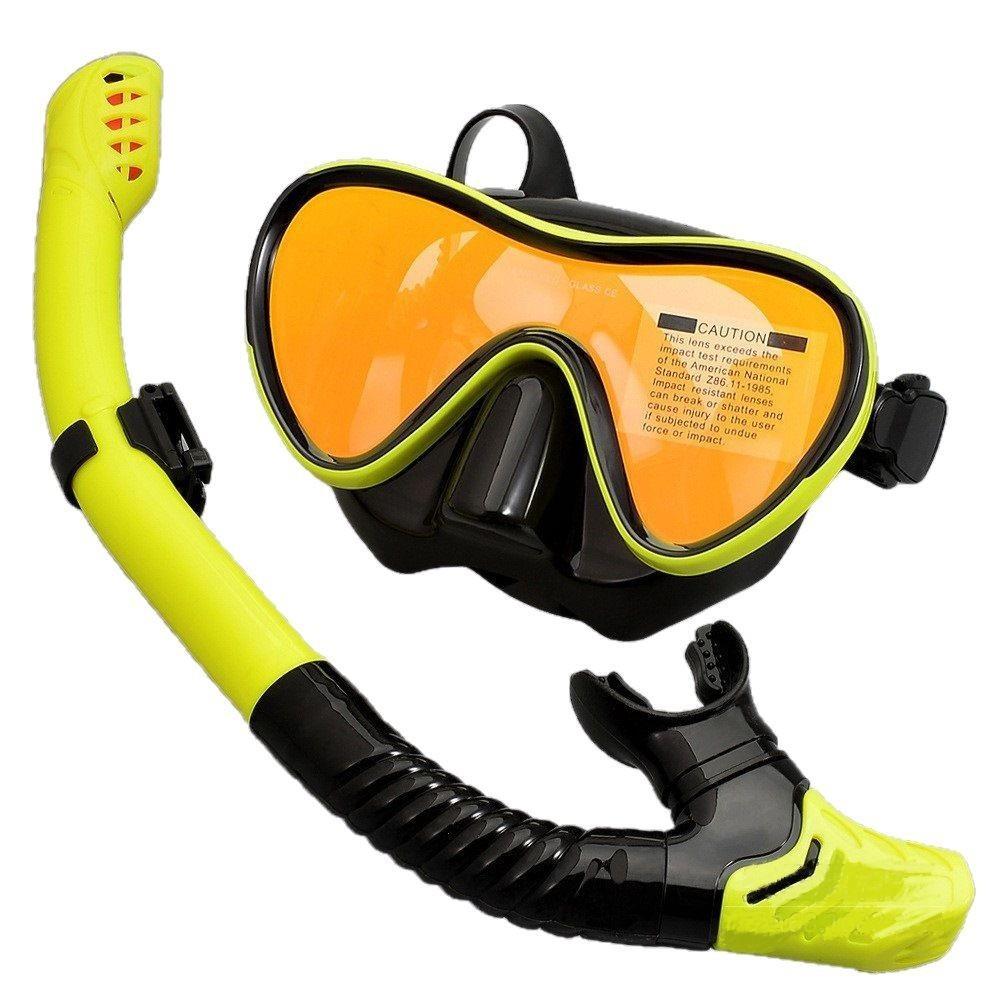 Diving goggles snorkel set