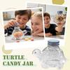 Pet Snack Jar, Cute Turtle Shape Glass Sealed Food Storage, Food Storage Container Snack Container With Lid For Kitchen