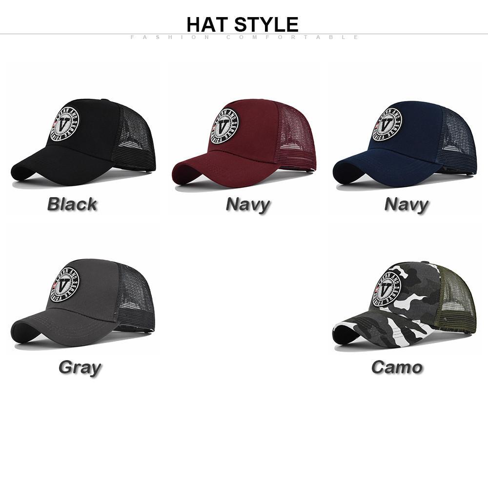 Tongue Duck Cap Vletter Embroidered Baseball Cap Curved Brim Sun Cotton Hat