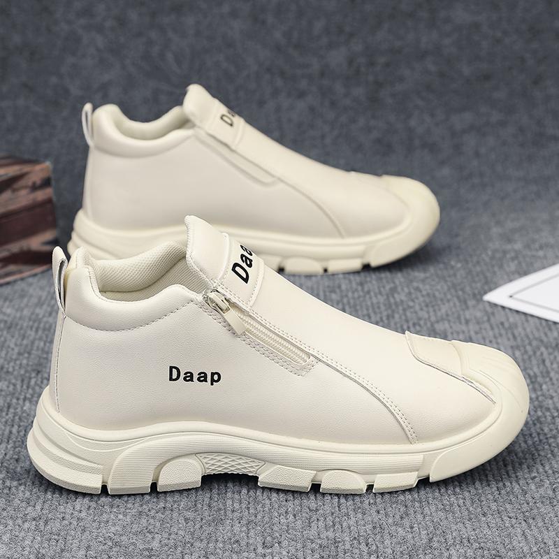 

Весенняя и осенняя верхняя рабочая одежда в британском стиле, универсальная повседневная обувь для активного отдыха, модная и удобная мужская обувь 39 бежевый