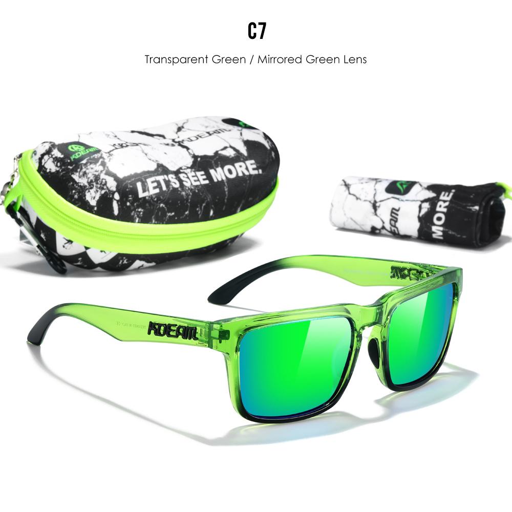 KDEAM Large Size Men's Sunglasses Polarized Photochromic Night Vision Goggles Oversized Sun Glasses With 154mm Width KD332 PLUS
